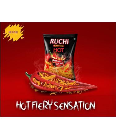 Ruchi Chanachur mixed packs - 3 types (300g:2Hot+1BBQ) 2Hot+1BBQ 900 g (Pack of 1) - Buy Online on SooperMarket.com