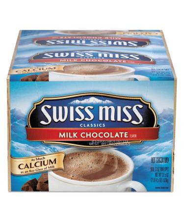 Swiss Miss Classic Milk Chocolate Hot Cocoa Chocolate 0.73 Ounce (Pack of 50)
