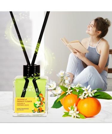 Air Space Fragrance Sticks | Jasmine Orange Flower Room Freshener | Fruity Floral Aromatherapy for Home - Buy Online on SooperMarket.com