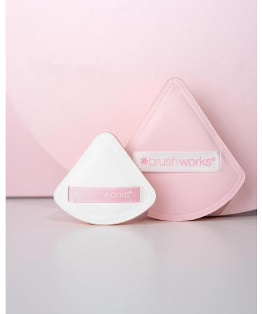 Brushworks Triangular Pillow Puff Duo - Buy Online on SooperMarket.com