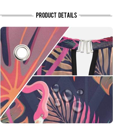 Buy Blueangle Palm Leaf Flamingo Barber Cape | Waterproof Hair Cutting Cape for Home & Salon - 55x65 Inch - Buy Online on SooperMarket.com