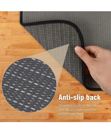 SINLAND Microfiber Pet Food Mat 21x32 - Super Absorbent, Anti-Slip Bowl Mat - Buy Online on SooperMarket.com