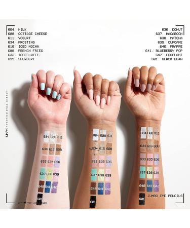 NYX Jumbo Eye Pencil - Iced Mocha | Eyeshadow & Eyeliner Combo - Buy Online on SooperMarket.com