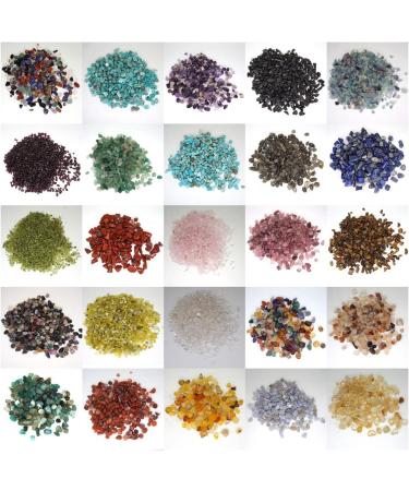 Natural Stones Gravel Crystals Chip Quartz Ore Minerals Reiki Tumbled Agates Specimen Gemstones Home Decoration (Color : Garnet Size : 50g) 50g Garnet - Buy Online on SooperMarket.com