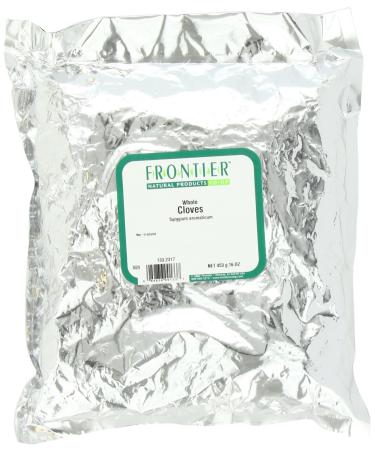 Frontier Cloves Whole, Fancy Grade, 16 Ounce Bag