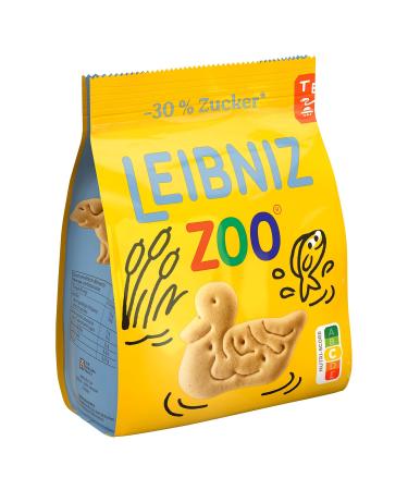 Leibniz Zoo Butter Cookies - 30% Less Sugar 12-Pack Crispy Wildlife Treats Stock Up on Delicious Low-Sugar Cookies (12 x 125g) - Buy Online on SooperMarket.com