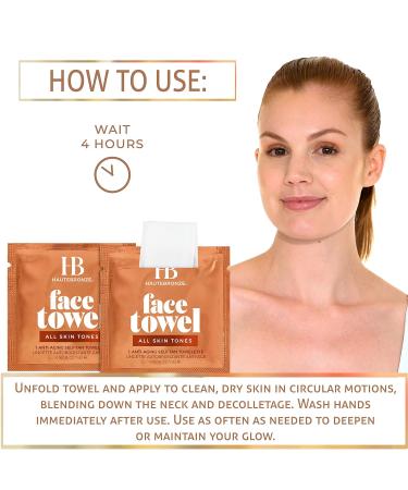 Face Tan Towels - Fair to Dark Skin Tones - Self Tanning Wipes 15 pack for a Flawless Sunless Glow - Buy Online on SooperMarket.com