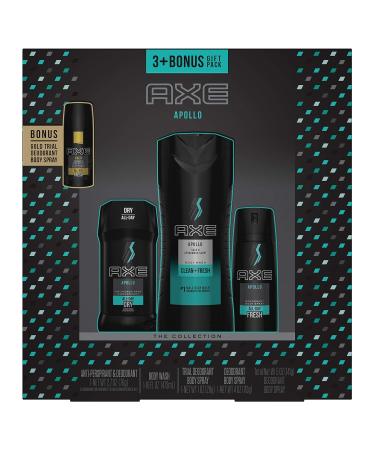 AXE 4 Piece Gift Set (Apollo) - Premium Men's Grooming Kit | Shop Internationally - Buy Online on SooperMarket.com