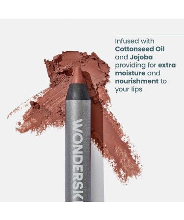 Wonderskin 360 Contour Lip Liner Pencil - Long Lasting, Waterproof & Nourishing Lipliner in Saddle - Buy Online on SooperMarket.com
