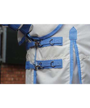 WeatherBeeta ComFiTec Sweet Itch Shield Combo Neck White/Blue 6'0 6'0 White/Blue - Buy Online on SooperMarket.com