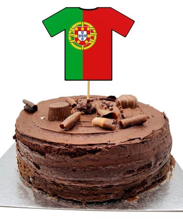 Portugal Football Party Food & Cupcakes Picks Decorations Toppers World Cup 2022 (pack of 14) - Buy Online on SooperMarket.com