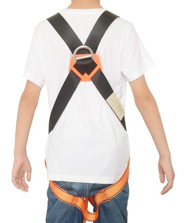 HeeJo Kids Body Youth Safety Zipline Climbing Belt - Orange (8-14 Years) - Buy Online on SooperMarket.com
