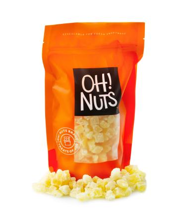 Oh! Nuts Diced Dried Pineapple  Bulk Bag of Fresh Sweet Dehydrated Sliced Tropical Pineapple Chunks for Snacking & Baking  Low in Sugar Sodium & Cholesterol Fat Egg & Dairy Free High in Fiber