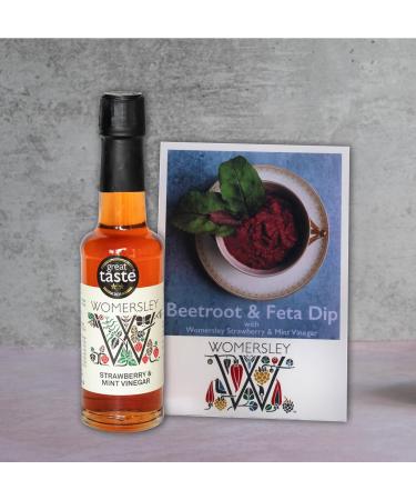Womersley Gourmet presentation gift box with recipe cards - British Fine Fruit Vinegar for cooking salad dressing marinades Great Taste Award Winners (2 x 150ml) - Buy Online on SooperMarket.com