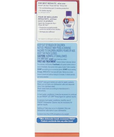 Finish Power and Free Powerball Dishwasher Tabs with Hydrogen Peroxide Action 48 Count - Buy Online on SooperMarket.com