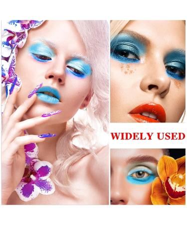 QIUFSSE Blue Eyeshadow Palette - 15 Colors Matte Glitter Blendable Eye Shadow Set for Women | Long Lasting Metallic Shades | Christmas Gift Idea - Buy Online on SooperMarket.com