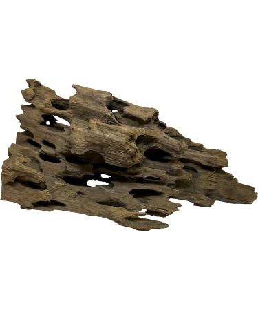 Awesome Aquatic Natural Medium Holey Driftwood 7 - 12 Nano Fish Aquarium Shrimp Tank Terrarium Reptile Branch & Log Habitat Wood Decoration Arts & Crafts Decor (Med Holey 7-12 inch) - Buy Online on SooperMarket.com