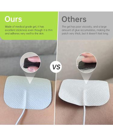 30-Pack TENS Unit Replacement Pads Set with Holder - Compatible with AUVON TENS 7000 EMS Machine - Reusable, Self-Adhesive Electrodes in Multiple Sizes (Latex-Free) - Buy Online on SooperMarket.com