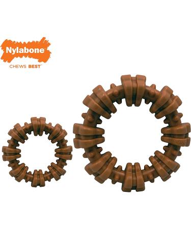 Nylabone Power Chew Textured Ring Dog Toy â€“ Tough Chew for Aggressive Chewers, Bold Flavor, Made in USA - Buy Online on SooperMarket.com