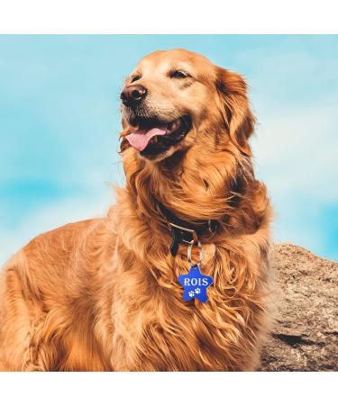Personalized Yehanti Dog Tags - Engraved Stainless Steel Name Tags for Dogs Cats & Puppies - Custom Name Phone Address - International Shipping - Buy Online on SooperMarket.com