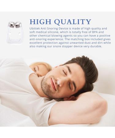 Silicone Magnetic Anti-Snoring Nose Clips - Snore Stopper for Instant Relief - 6 Pack - Buy Online on SooperMarket.com