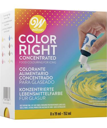 Wilton Color Right Food Coloring Set - 8 Colors | Performance Formula - Buy Online on SooperMarket.com