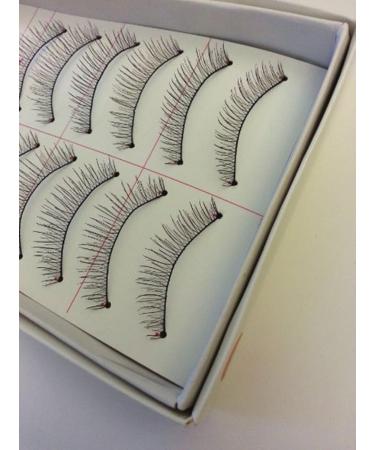 Careforyou 10 Pairs Taiwan False Eyelashes - Long Natural Handmade Cross Style #216 | Soft Makeup for Stunning Eyes - Buy Online on SooperMarket.com