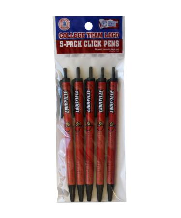 Pro Specialties Group Louisville Cardinals Pen 5pk - 2L