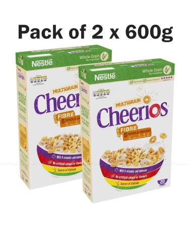 Cheerios Family Pack 2 x 600g Multigrain TOMIDEALS Edition | Breakfast Multigrain Cereal Fibre Whole Grains | Nestle Cheerios | Family Pack | sold by Essential Products - Buy Online on SooperMarket.com