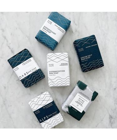Oars + Alps Supermoisture Bar Soap with Shea Butter, Coconut Oil, Jojoba Oil - Vegan & Gluten Free - Buy Online on SooperMarket.com