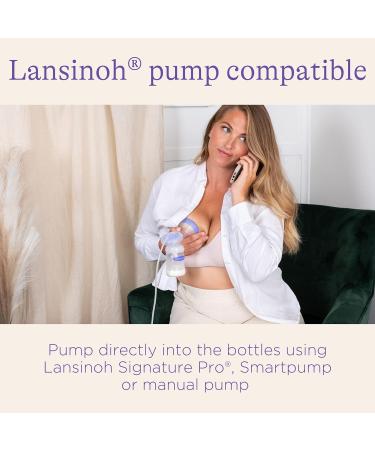 Lansinoh Breastmilk Storage Breast Pump Bottles 4 Count - Buy Online on SooperMarket.com