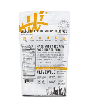 Wildway Vegan Granola Variety Pack - Certified Gluten Free, Low Carb Snack, Grain-Free Paleo, Non-GMO - 8oz 3 Pack - Buy Online on SooperMarket.com