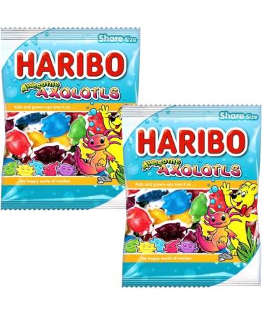 Awsome Axolotls Gummy Sweets Soft Chewy Foam Base Candy in Mixed Friut Flavours 160g - 2x Share Bags - Buy Online on SooperMarket.com