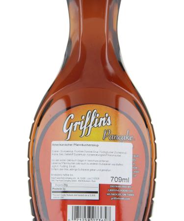 Buy Griffin's Pancake Syrup Regular 2-Pack (2 x 709 ml) | International Shipping Available - Delicious & Sweet Breakfast Topping - Buy Online on SooperMarket.com