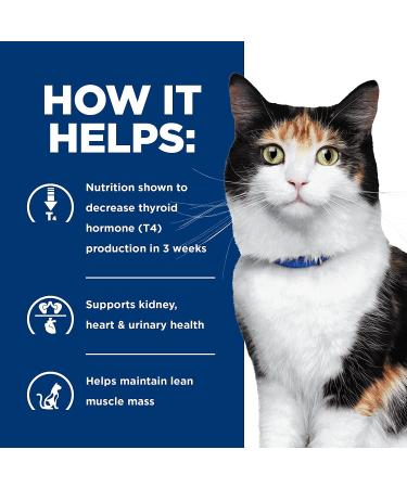 Hill's Prescription Diet y/d Thyroid Care Cat Food 8.5 lb - Supports Thyroid Health - Pack of 1 - Buy Online on SooperMarket.com