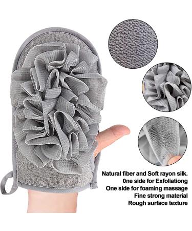 2-Pack Bath Loofah Body Scrubber Shower Pouf for Men and Women - Buy Online on SooperMarket.com