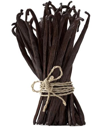 Grade A Madagascar Vanilla Beans â€“ 10 Whole Pods for Extract & Baking - Buy Online on SooperMarket.com