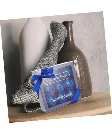 Artibetter 3 Boxes Rose Soap Flower Eternal Rose Bouquet Flower Gifts Rose Gifts Blue Gifts Graduation Party Floral Shower Soap Blue Rose Petals Diy Fake Rose Boxed Gift Box - Buy Online on SooperMarket.com