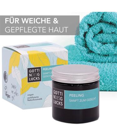Goddess of Happiness Facial Peeling 50ml - Vegan Apricot Scrub | Fairtrade & Zero Waste Natural Cosmetics - Buy Online on SooperMarket.com