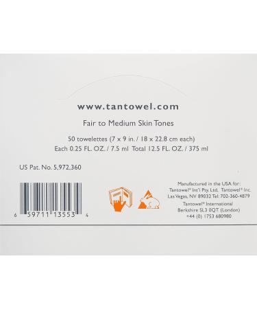 Tan Towel Body 50 Count | Convenient Pack of 1 | Achieve a Sun-Kissed Glow - Buy Online on SooperMarket.com