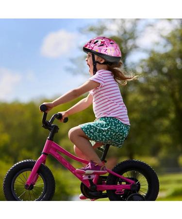 Asslen Kids Bike Helmet Set | Adjustable Toddler Helmet with Knee Elbow Pads | Sports Protective Gear for Boys Girls Ages 3-8 | Pink Star Design - Buy Online on SooperMarket.com