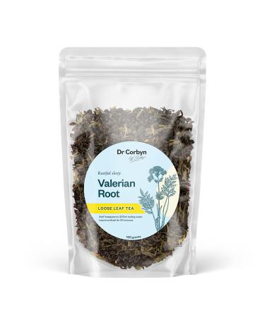 Dr Corbyn Valerian Root Loose Leaf Tea - 100 grams | Valerian Tea Infusion | Dried Valeriana Officinalis Roots | Calming Herbal Tea 100% Natural