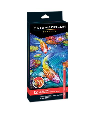 Prismacolor Col-Erase Erasable Colored Pencils, 12 Pack 12-count - Assorted