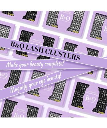 208 PCS Cluster and Individual Lash Extensions B02 Kit | D Curl Volume Wispy Soft False Lashes - 8-16mm | Comfortable Band | DIY Lash Clusters | 1 Pack - Buy Online on SooperMarket.com