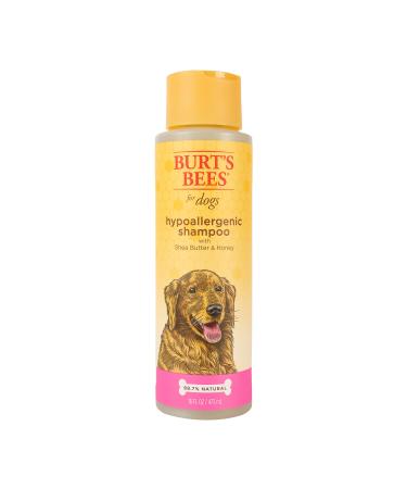 Burt's Bees for Dogs Natural Hypoallergenic Dog Shampoo with Shea Butter and Honey | Shampoo for All Dogs and Puppies with Dry or Sensitive Skin | Made in The USA | 16 Ounces 16 Fl Oz - 1 Pack