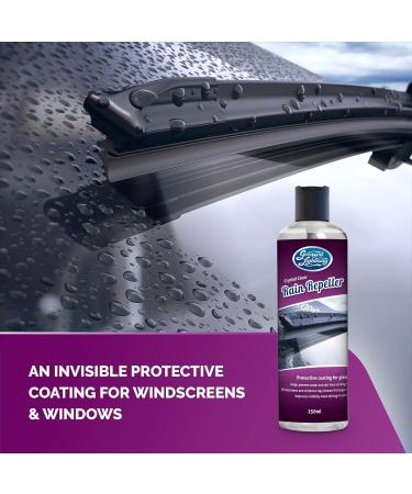Greased Lightning Rain Repeller Windscreen Protector - Protects Windscreens from Rain Snow Dirt and Grime Improves Visibility Long Lasting Performance - 250ml - Buy Online on SooperMarket.com