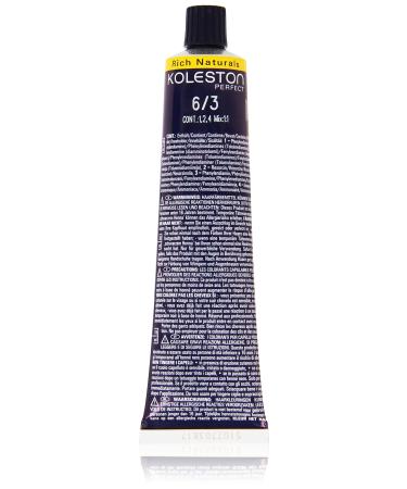 Wella Professionals Koleston 6/ 3 dark blonde gold 1 pack (1 x 60 ml) 6/3 dark blonde gold
