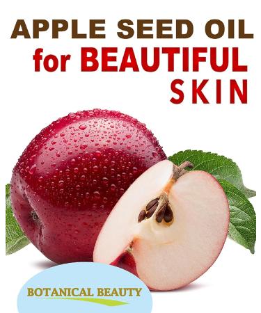Botanical Beauty 100% Pure Apple Seed Oil - Virgin Unrefined Cold-Pressed Moisturizer for Face Body Hair and Nails | 0.5 Fl. oz - Buy Online on SooperMarket.com