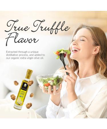 Louianna Organic White Truffle Oil - Gluten-Free & Drizzling Seasoning | 100mL - Buy Online on SooperMarket.com