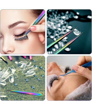 3Pcs Eyelash Extension Tweezers Set - Straight & Curved Styles for Classic Individual Extensions - Buy Online on SooperMarket.com